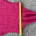 Vintage J Crew Cable Knit Turtleneck Sweater Wool Rabbit Cashmere Pink Y2K Small