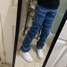 Stacked jeans