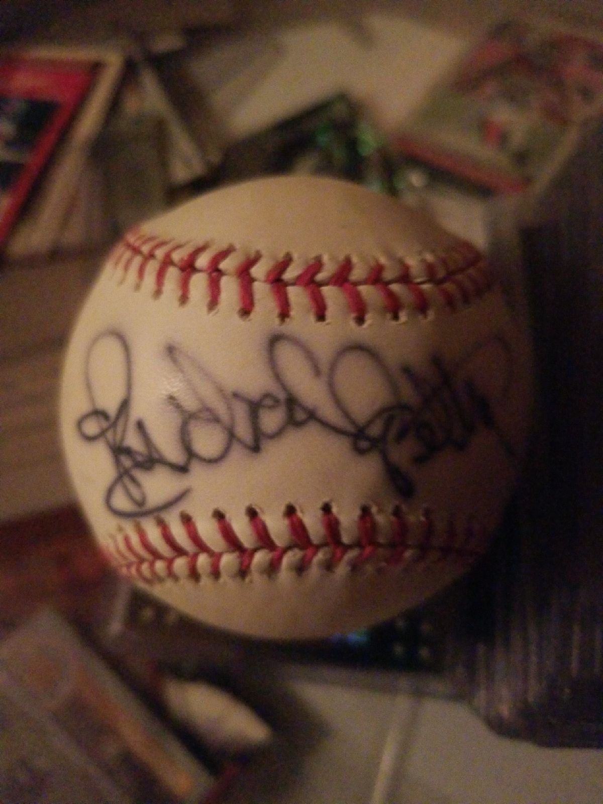 Richard Petty autographed baseball Nasca