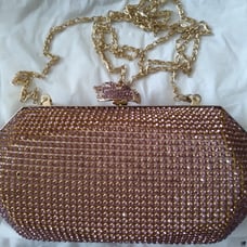 Pink Rhinestone Purse