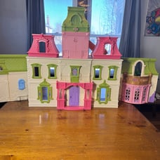 TESTED! Fisher Price Loving Family Dream Dollhouse Folding 2012 Lights & Sounds