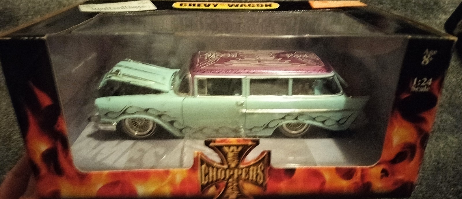 Jesse James 1/24 1957 Chevy wagon .. homies, homie rollerz