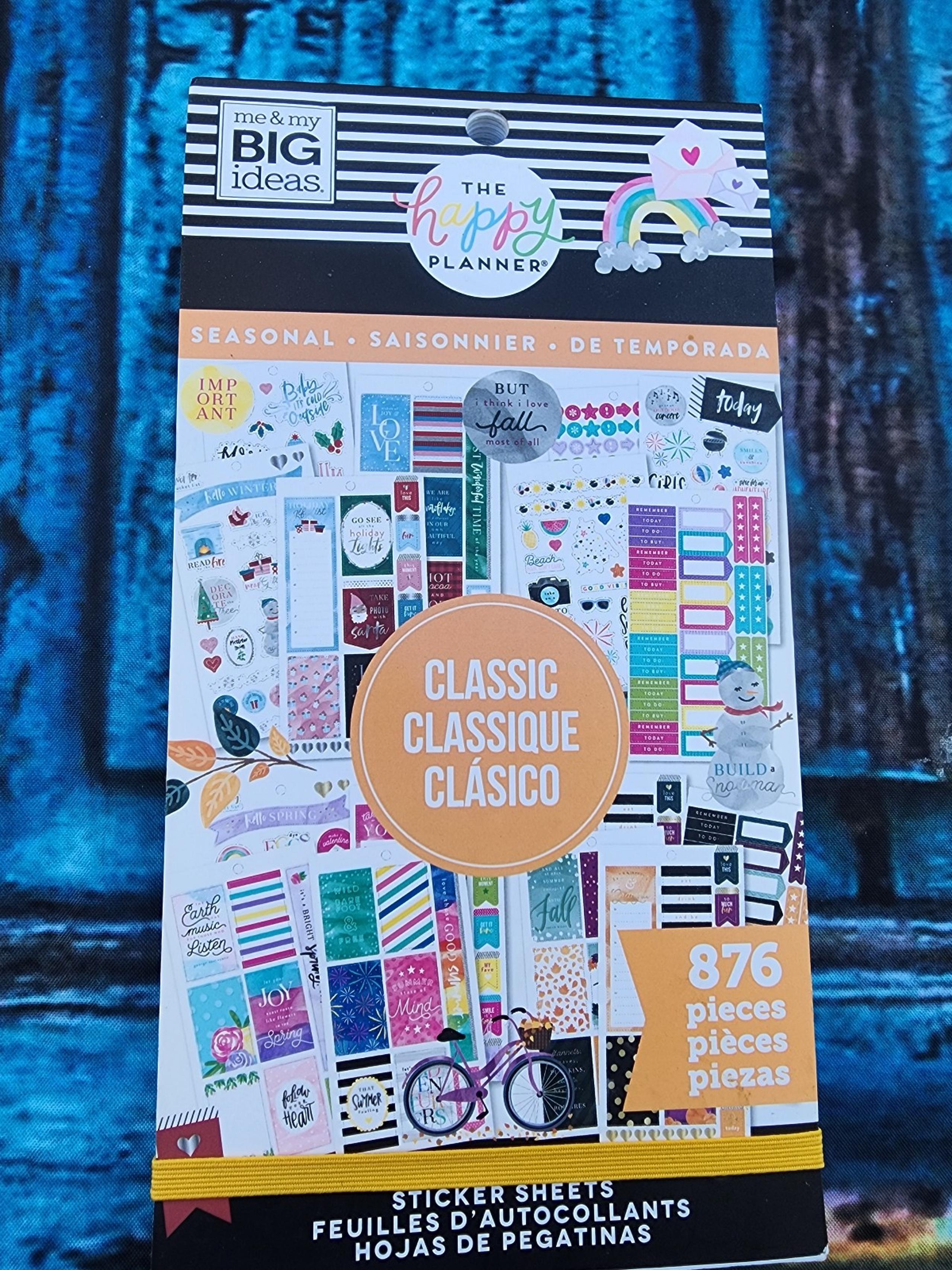 The Happy Planner® Seasonal Sticker Book 876 stickers