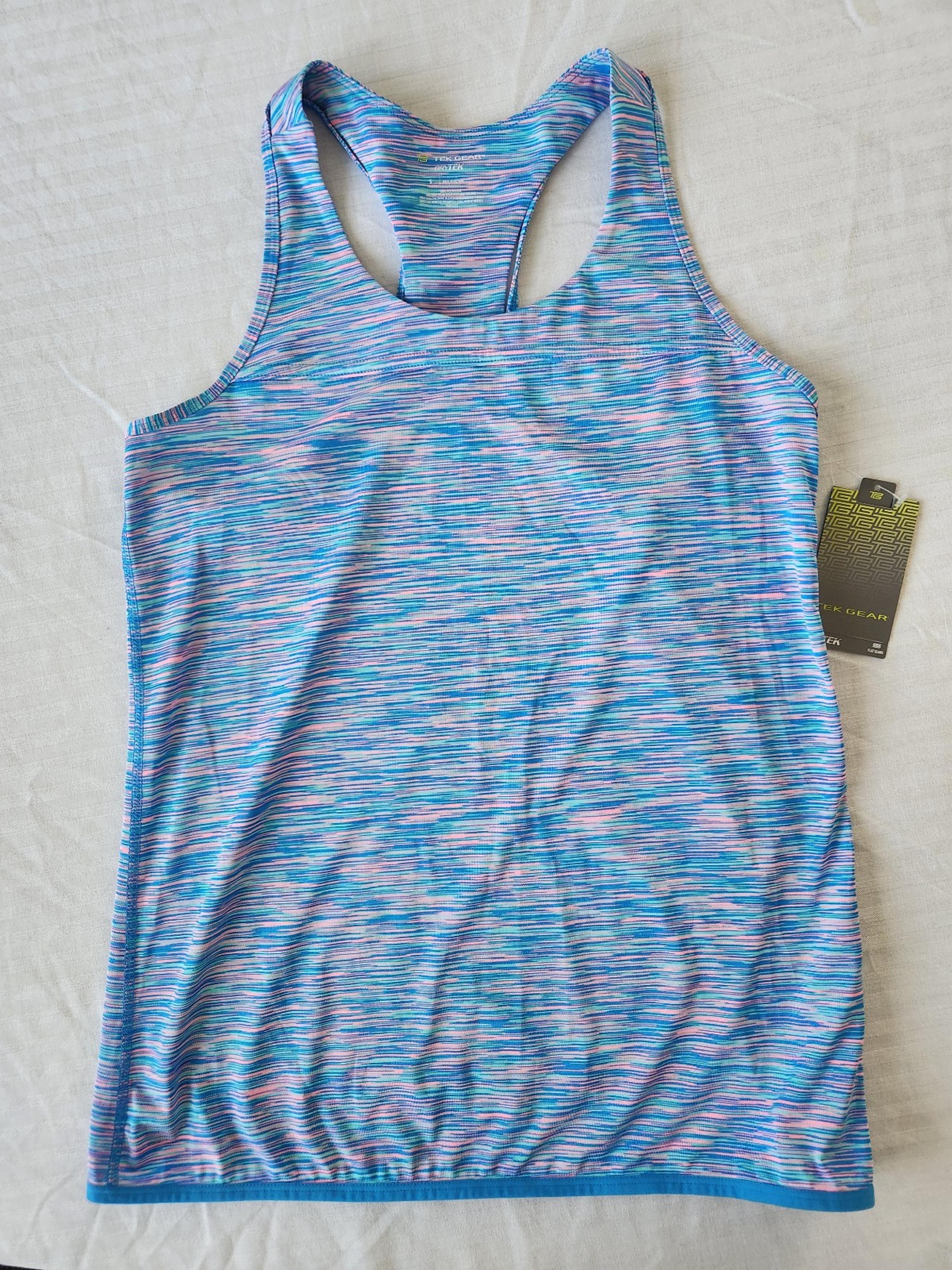 New Women's Tek Gear Dry Fit Athletic Tank Top Size Small