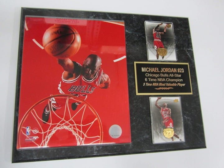 MICHAEL JORDAN 2 Card Collector Plaque