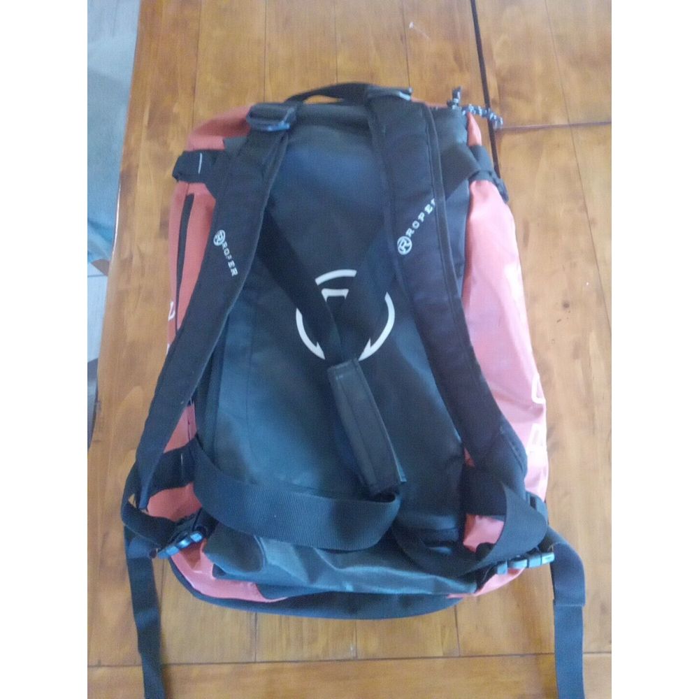 Roper Wear The West Orange and Black Duffle Backpack Travel Gym Bag 22 ×11 ×12