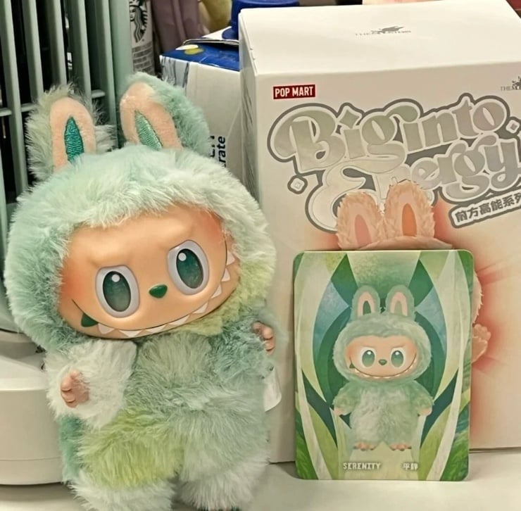Buy POP MART Labubu SERENITY Plush Doll Keychain – Energy