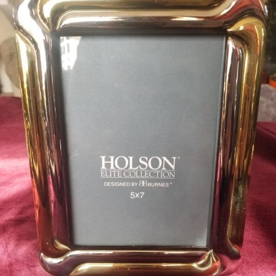 Vintage Silver & Brass Frame by Holson Elite Collection