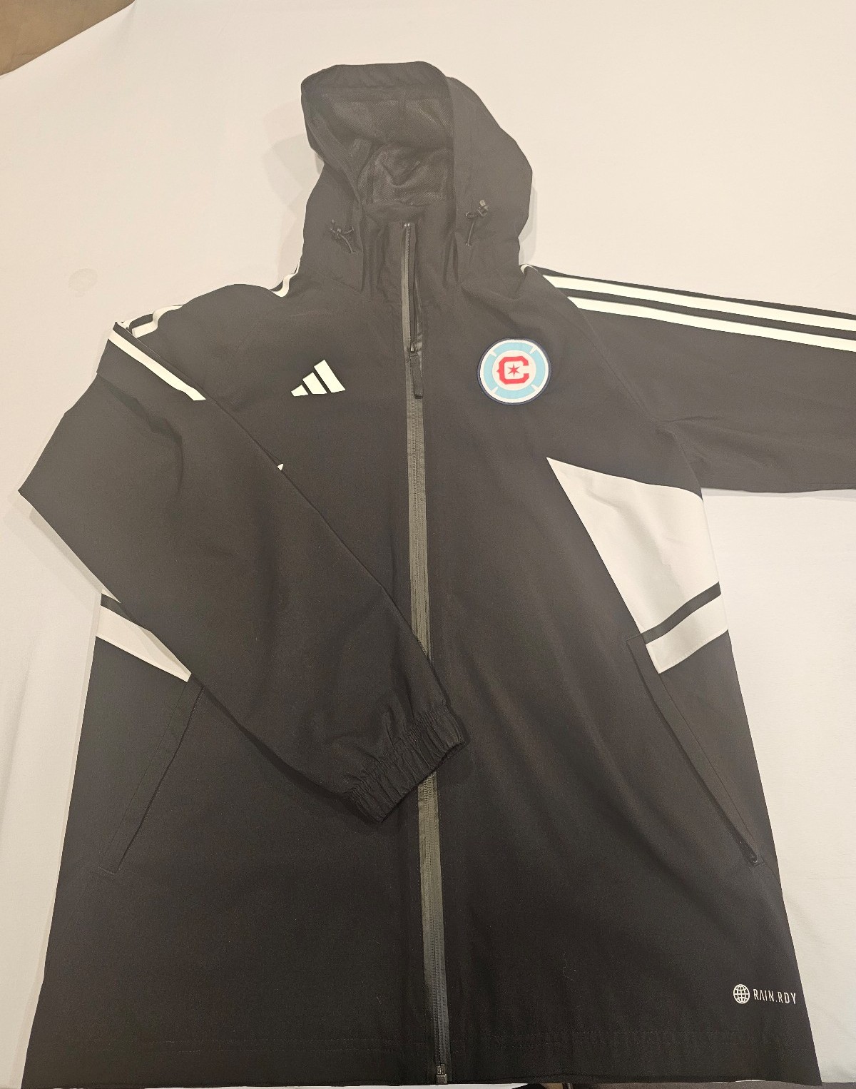 Adidas Chicago Fire 2022 season Windbreaker thermal jacket.