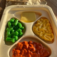 Vintage Fischer Price Fun With Food TV Dinner