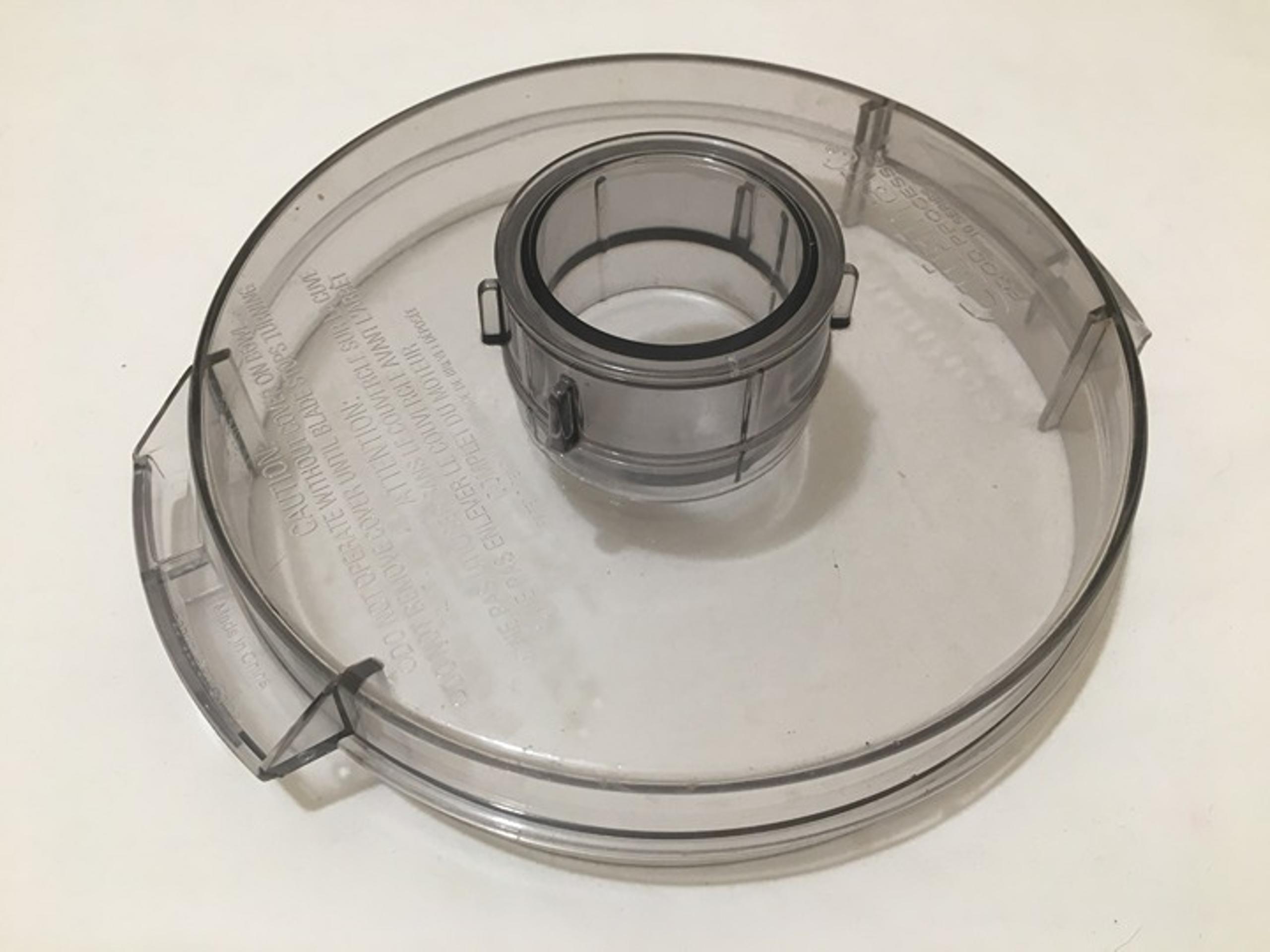 Cuisinart DLC-116GTX Flat Lid & Cap for DLC-10 Food Processor