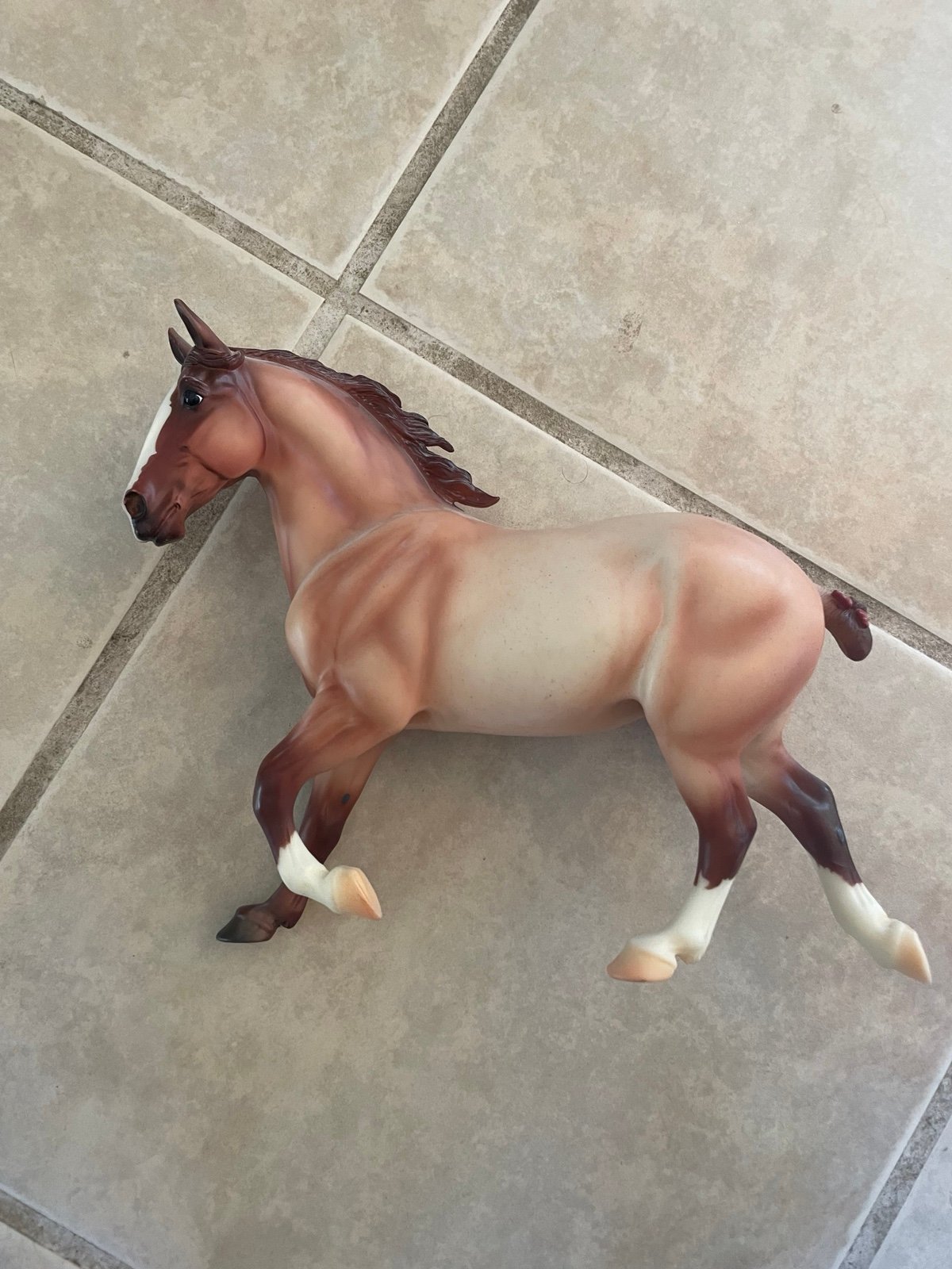 Breyer Horse #1371 Fun Foals Treasure Hunt Red Roan Cedarfarm Wixom Mare