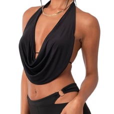 Monique Open-Back Crop Top from Edikted