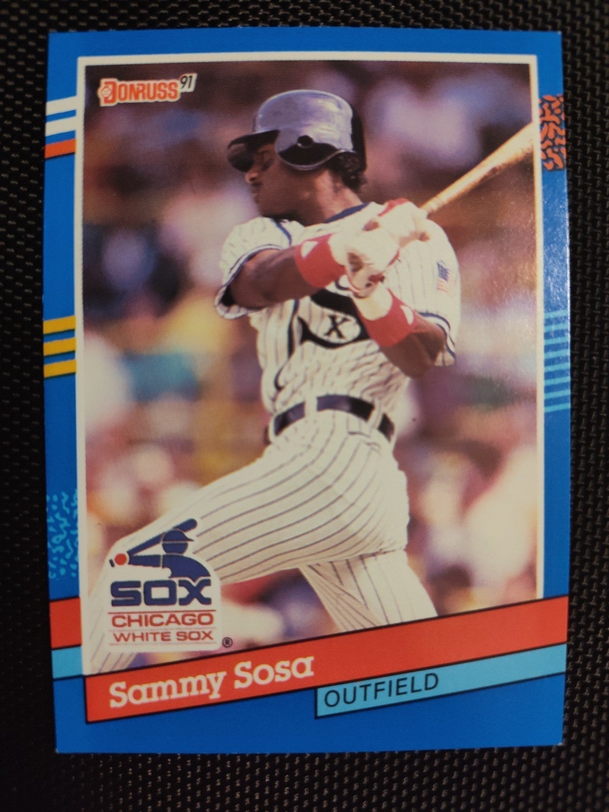 1991 Chicago White Sox Sammy Sosa Error card