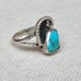Antique sterling Navajo turquoise ring