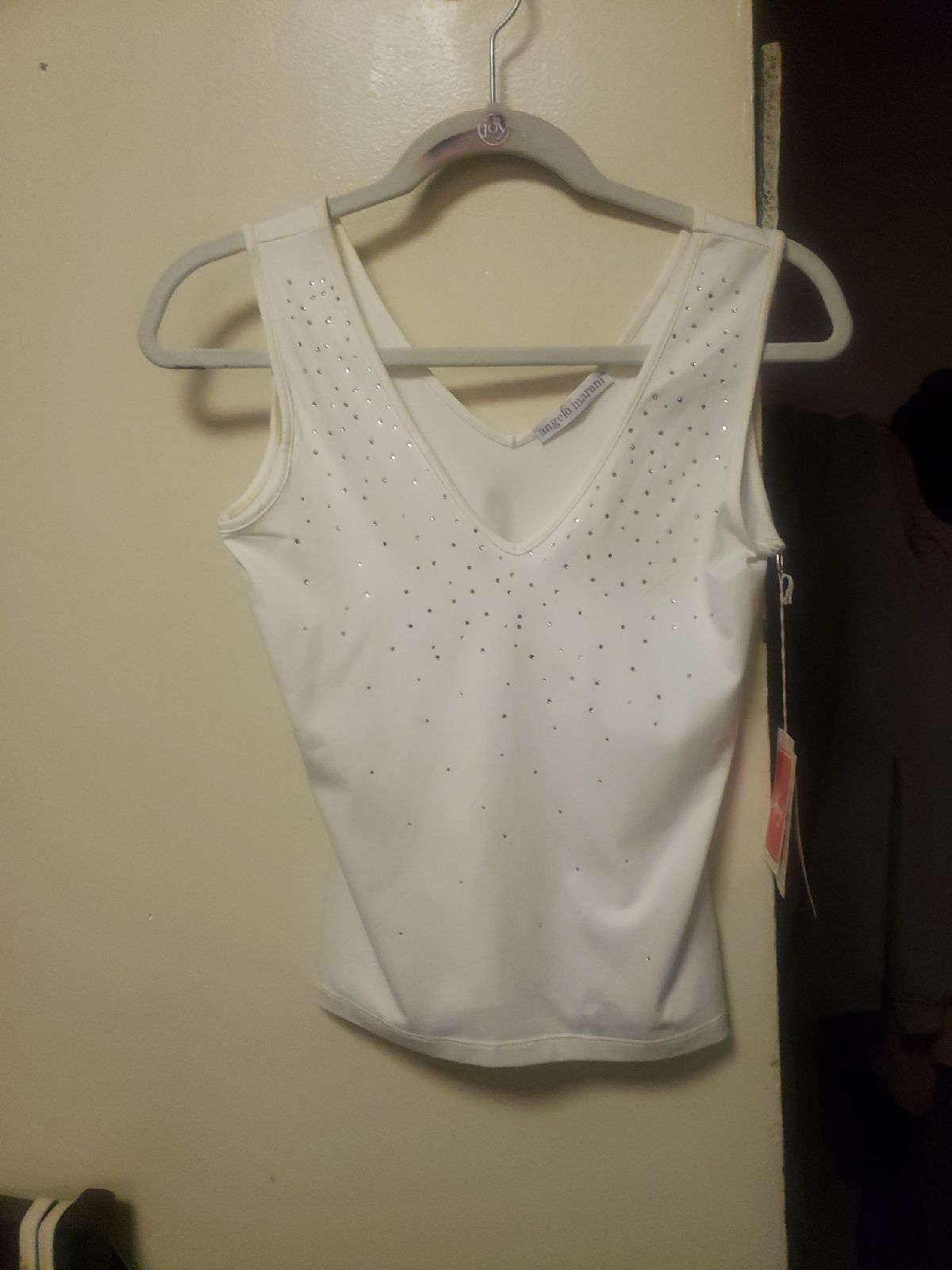 ANGELO MARANI MERYL MICROFIBRE-CRYSTAL TANK/SM/NWT
