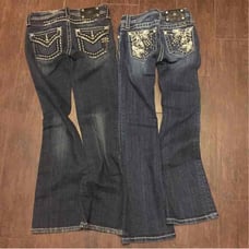 4- Miss Me girls Jeans size 8 girls