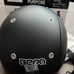 Beon retro scooter/motorcycle helmet w/ sun visor(medium)
