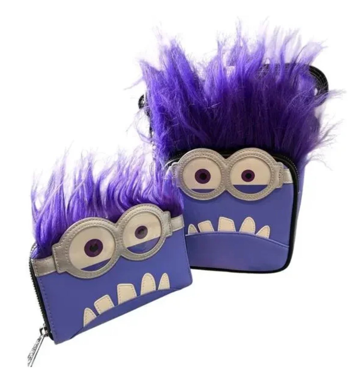 Universal Studios Despicable Me Evil Minion Loungefly Crossbody & Wallet NWT