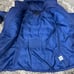Metaphor Blue Long Mid Length Down Puffer Jacket Coat Hooded XL Extra Large