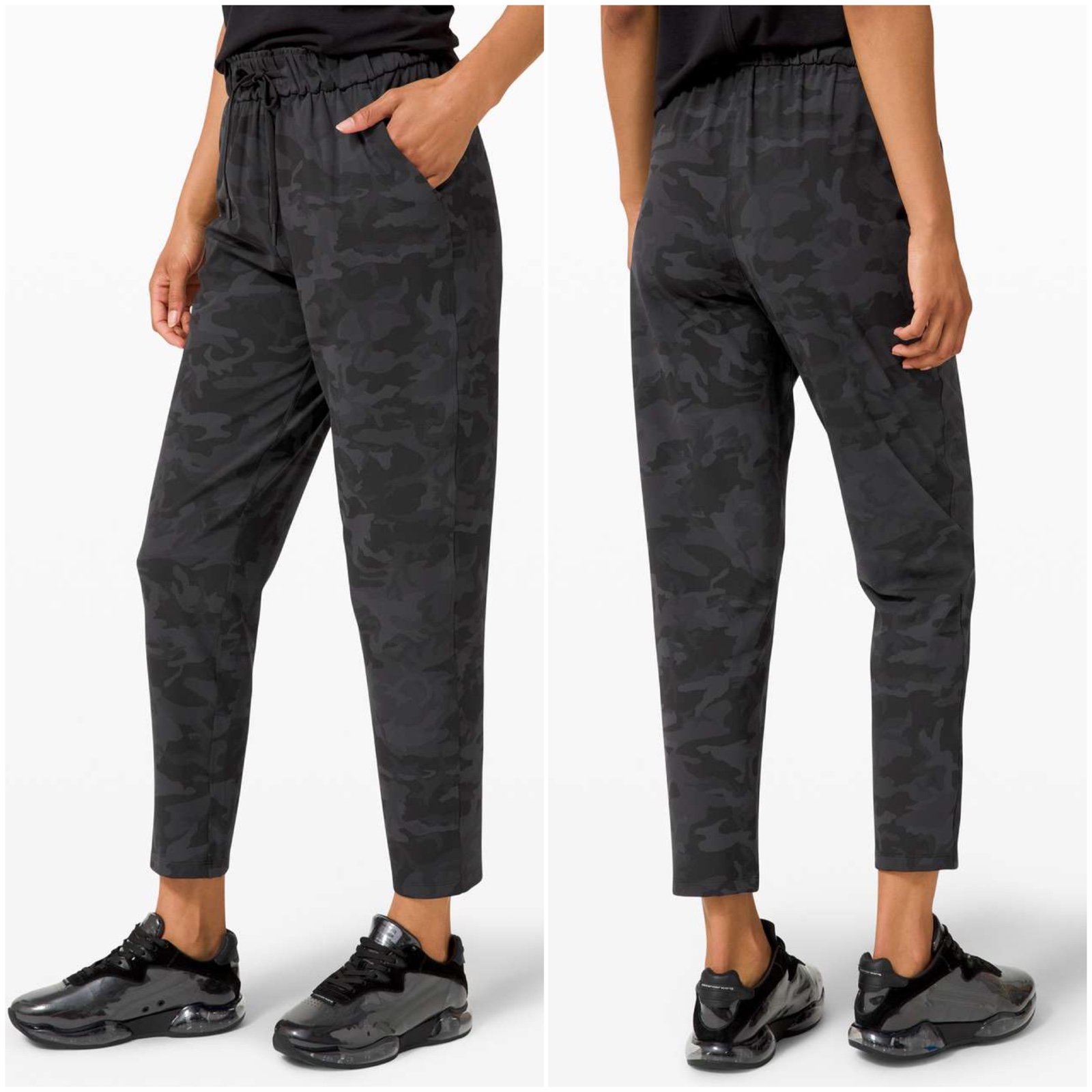 Lululemon Keep Moving Pant 7/8 High-Rise in Incognito Camo Multi Grey