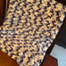 Super Soft chunky crochet Baby Blanket (Blue/lt blue/white) with Bonus Lovey