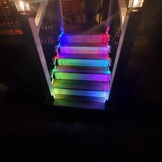 Solar Deck Lights, Led Solar Step Lights Outdoor, Color Changing 6 Pack