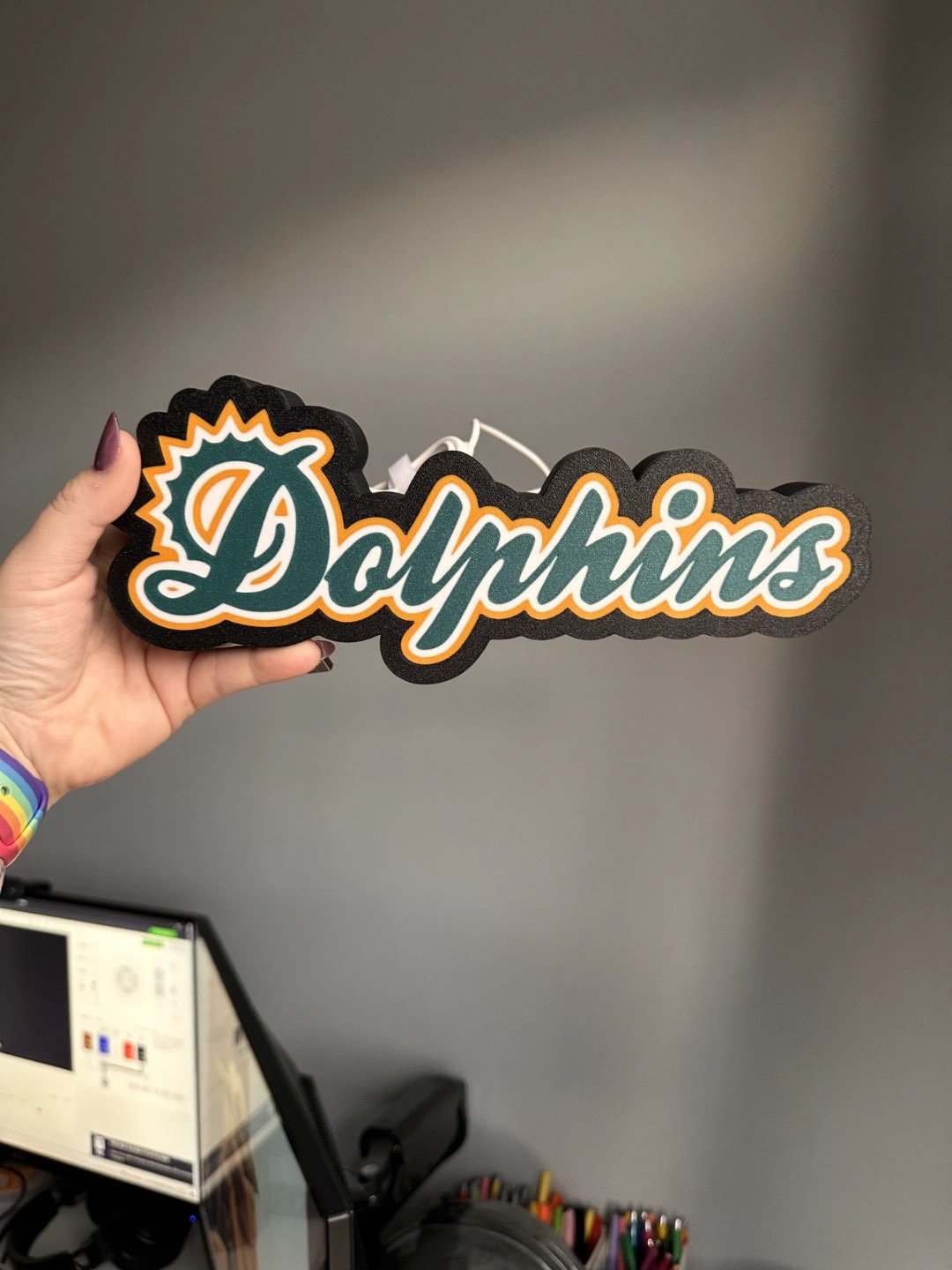 Miami dolphins New! Home quality Business display sign fast