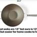 Misen 12inch Carbon Steel Wok with Lid New in Box