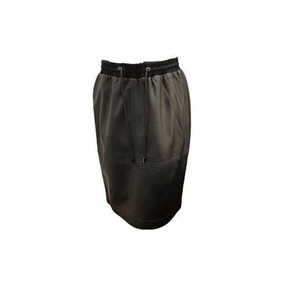 Genuine Leather Skirt ~ Small
