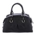 Black leather Coach Ashley satchel