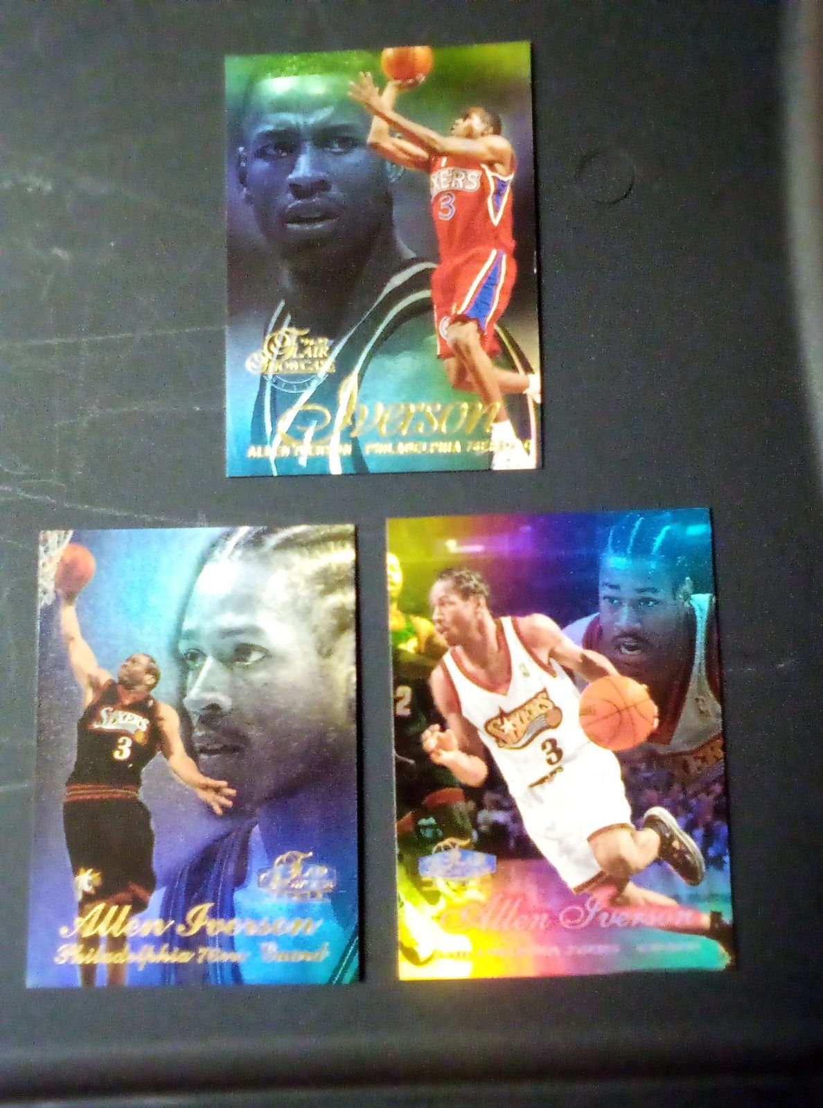 Allen Iverson Flair Showcase Rookie card