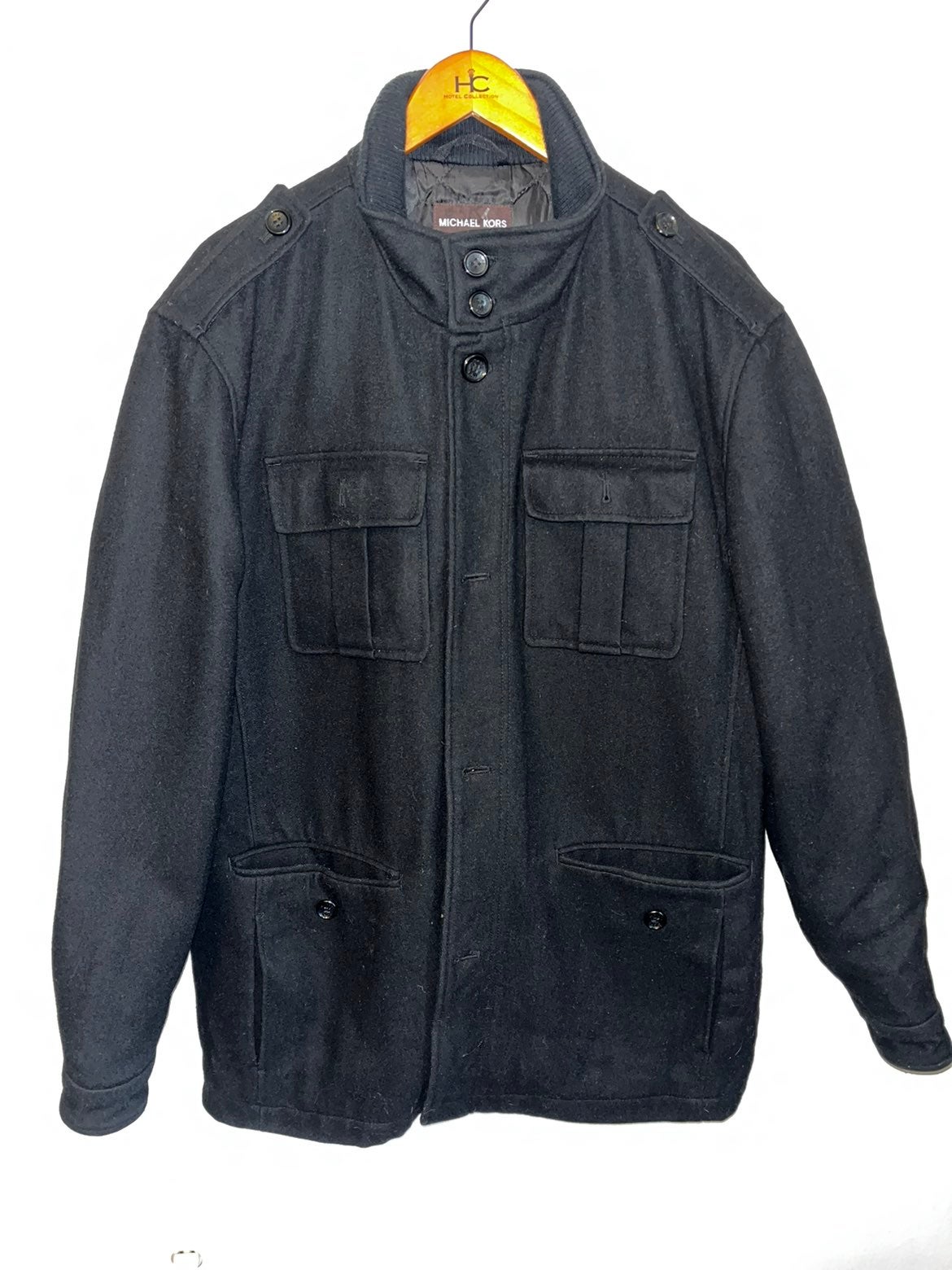 Michael Kors mens large wool coat