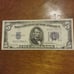 1934 d 5 silver certificate uncirculated beautiful note