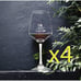 Astronaut Spaceship Wine Glasses x4 Premium 12 Oz Personalize Galaxy NEW