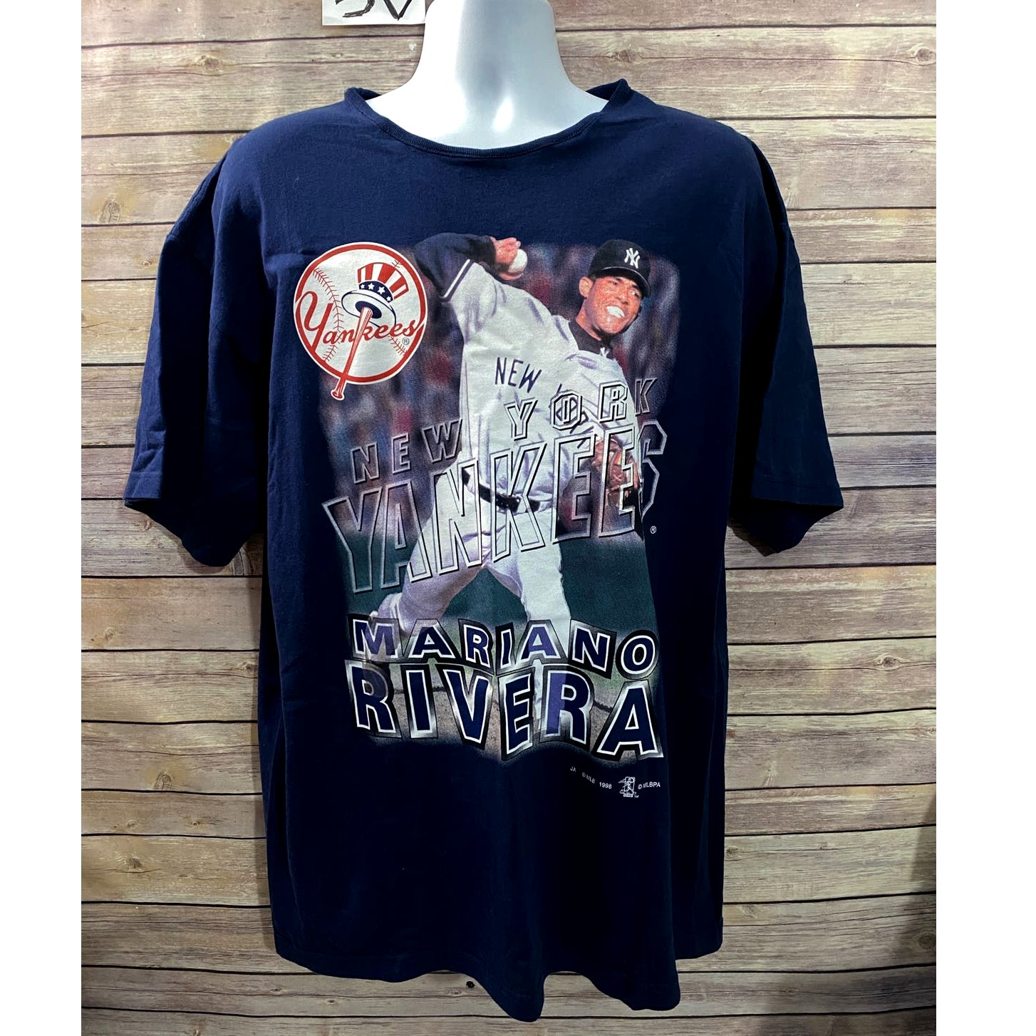 Vintage Mariano Rivera Shirt Medium New York Yankees Rap Tee Jeter Clemens MLB