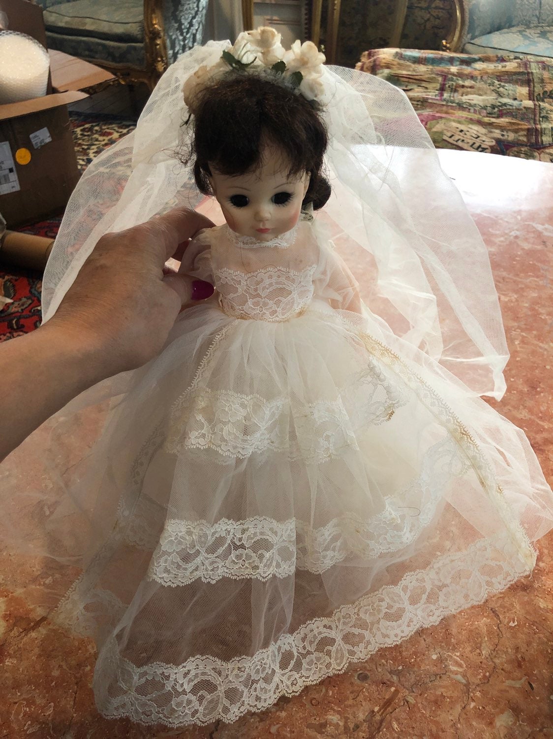 Vintage Alexander bride doll 13 tall