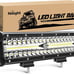 Led Light Bar 12Inch 300W Triple Row Flood Spot Combo 30000LM Bar Driving