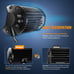Led Light Bar 12Inch 300W Triple Row Flood Spot Combo 30000LM Bar Driving