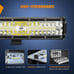 Led Light Bar 12Inch 300W Triple Row Flood Spot Combo 30000LM Bar Driving