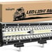 Led Light Bar 12Inch 300W Triple Row Flood Spot Combo 30000LM Bar Driving