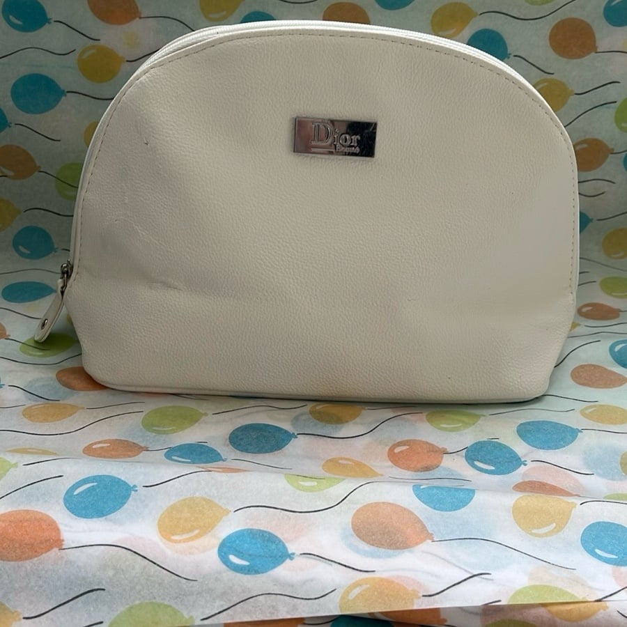 Dior Faux Leather Cosmetic bag NEW