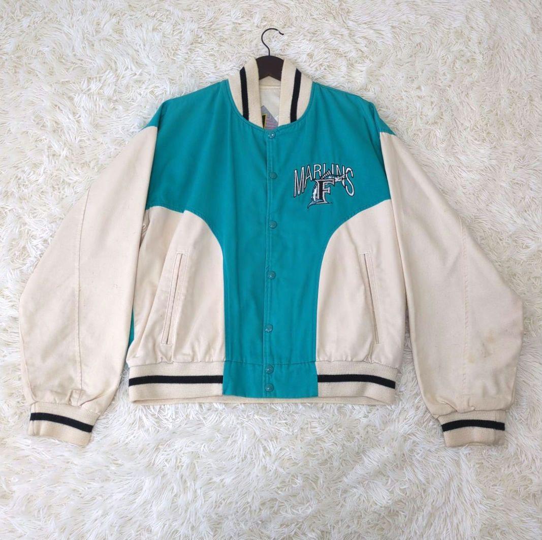 Florida Marlins Stadium Jumper Jacket, 80's 90's, Size L