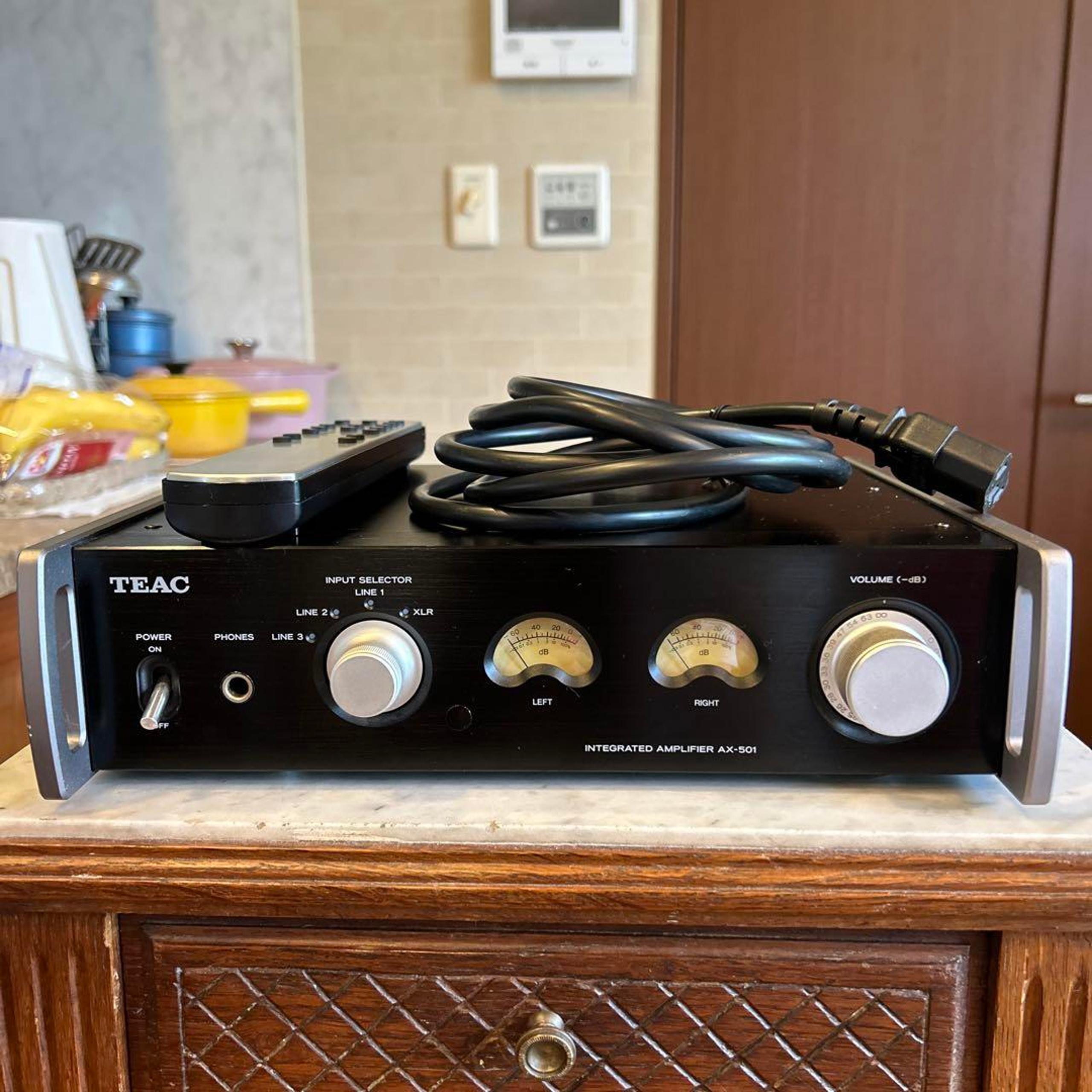 TEAC AX-501 Integrated Amplifier with XLR Balanced Input and Remote Control