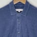 ORLEBAR BROWN Men’s Sebastian Towelling Polo Shirt Navy Blue large