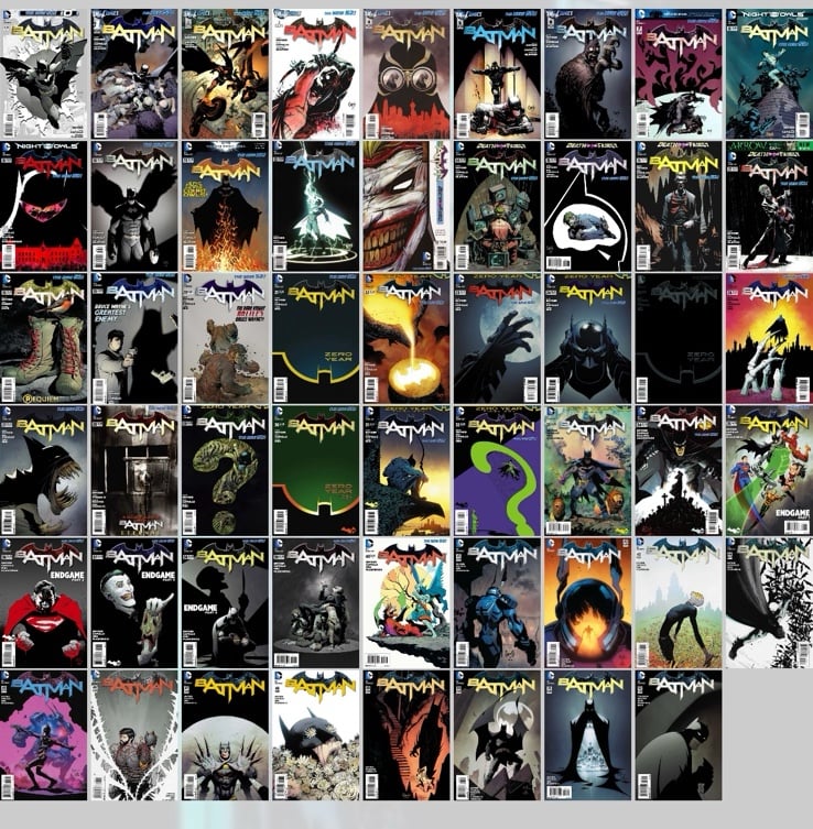 Reserved for Brandon Batman, new 52 complete 0–52