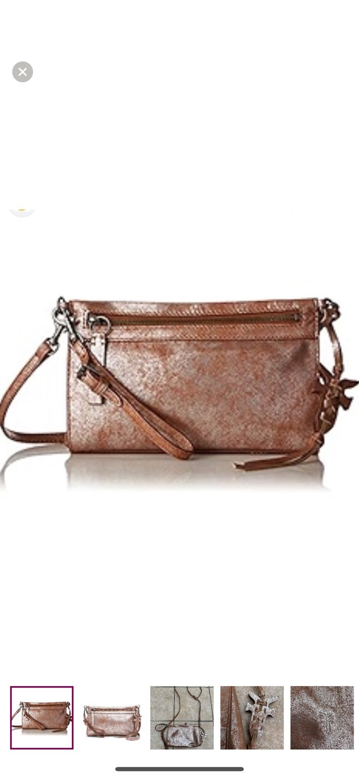 FRYE Carson Zip Convertible Wristlet