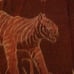 Vintage San Marcos Style Reversible Tiger Blanket