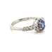 Tanzanite/Cz Ring