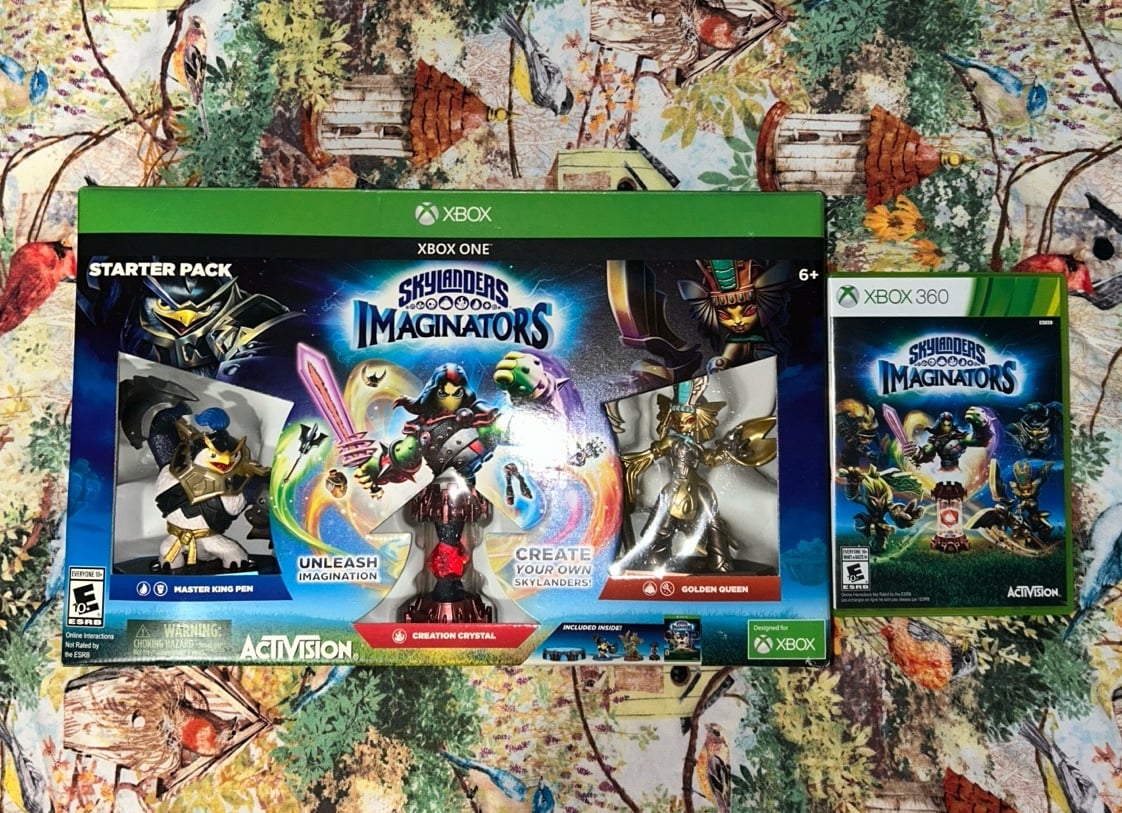 skylanders imaginators Xbox one starter pack with brand new Xbox 360 game